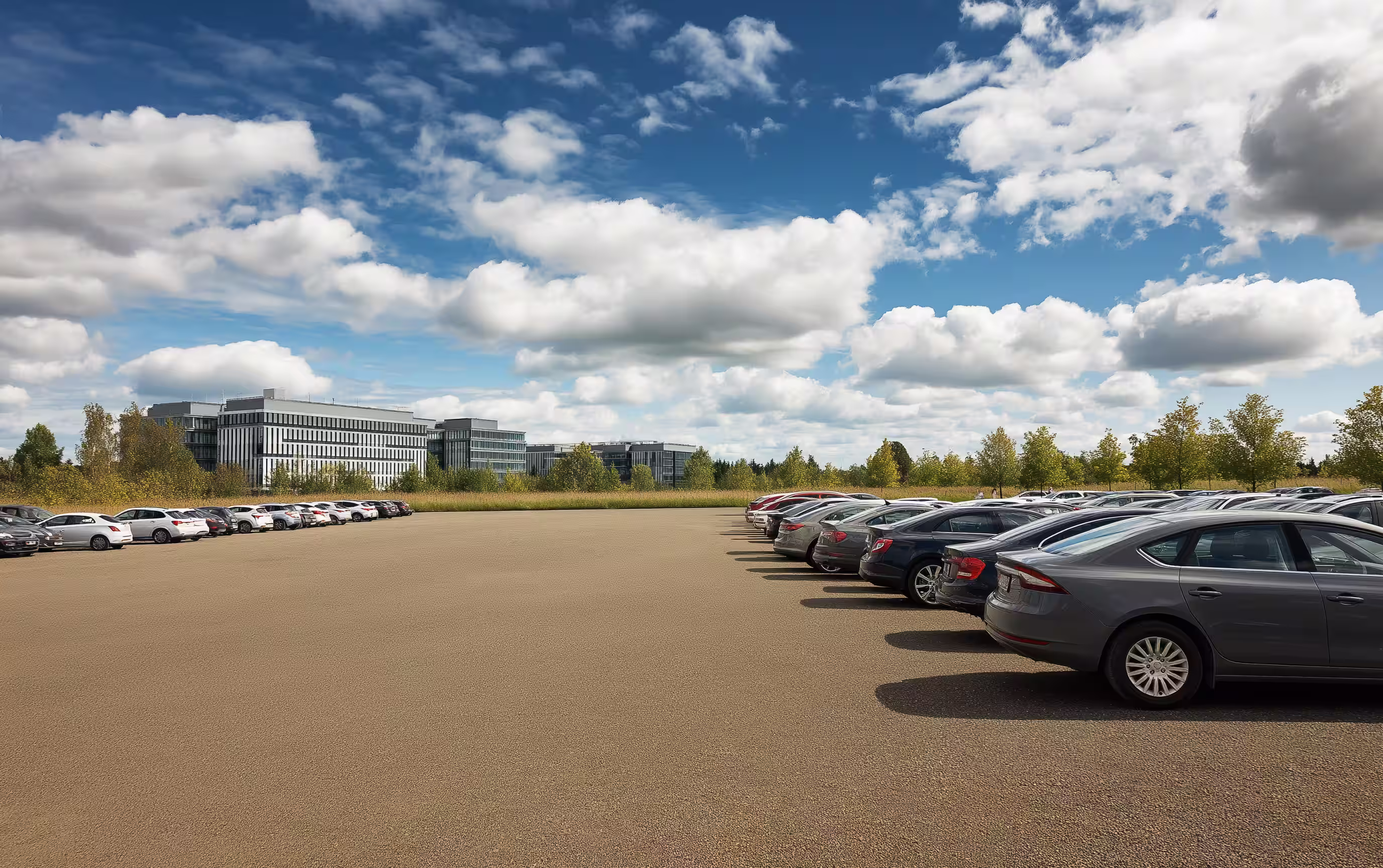 Airport parking background