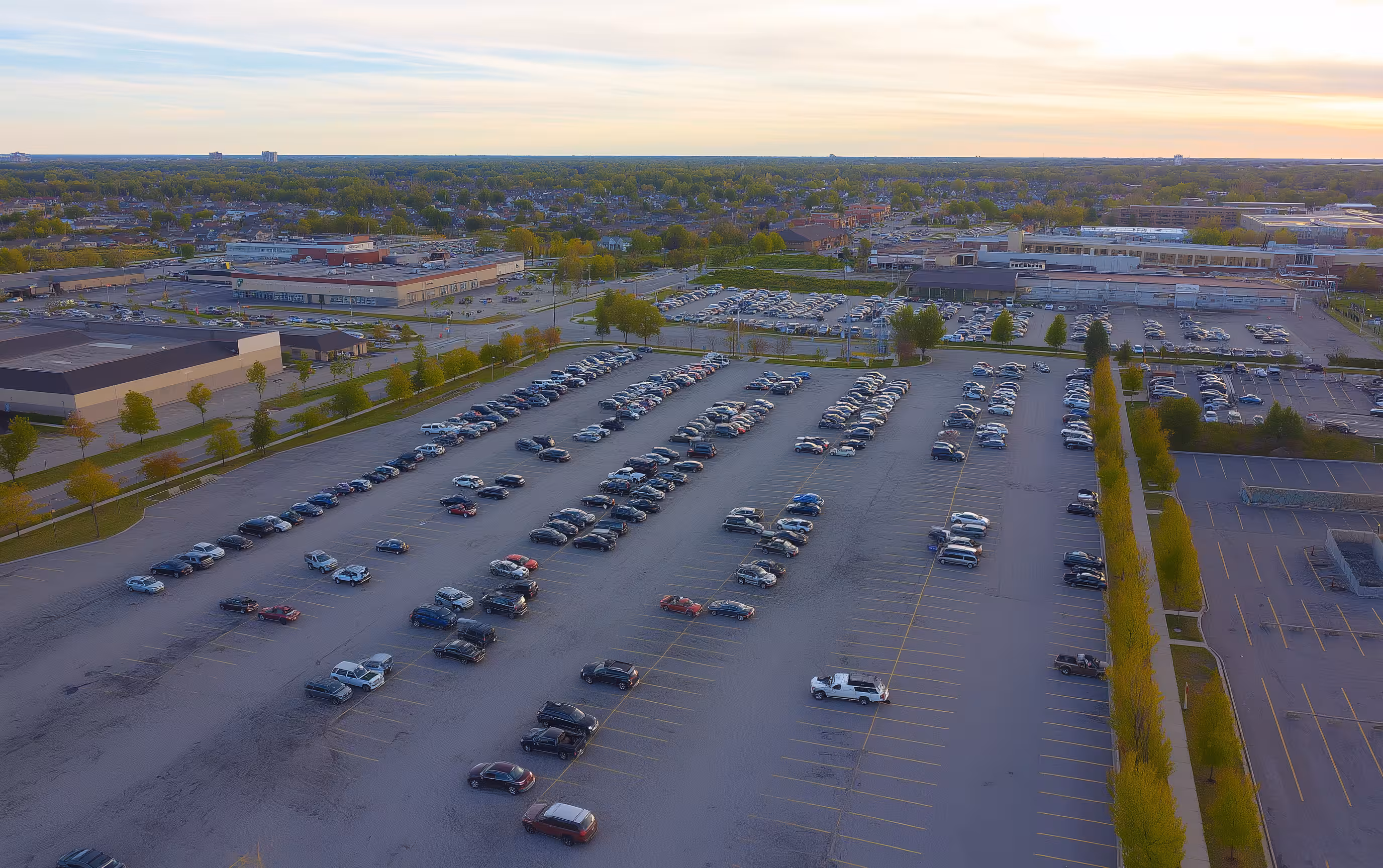 Airport parking background