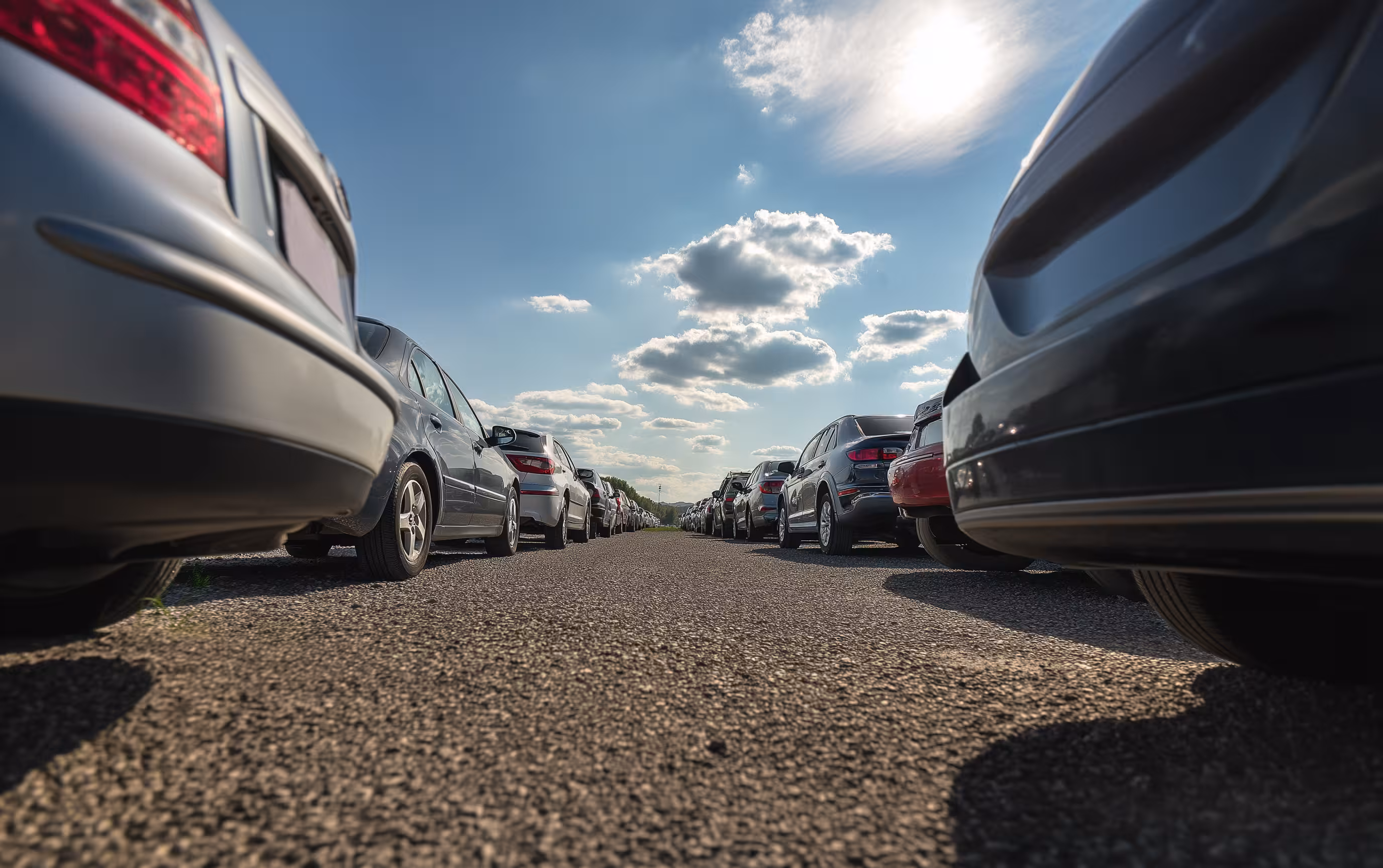 Airport parking background