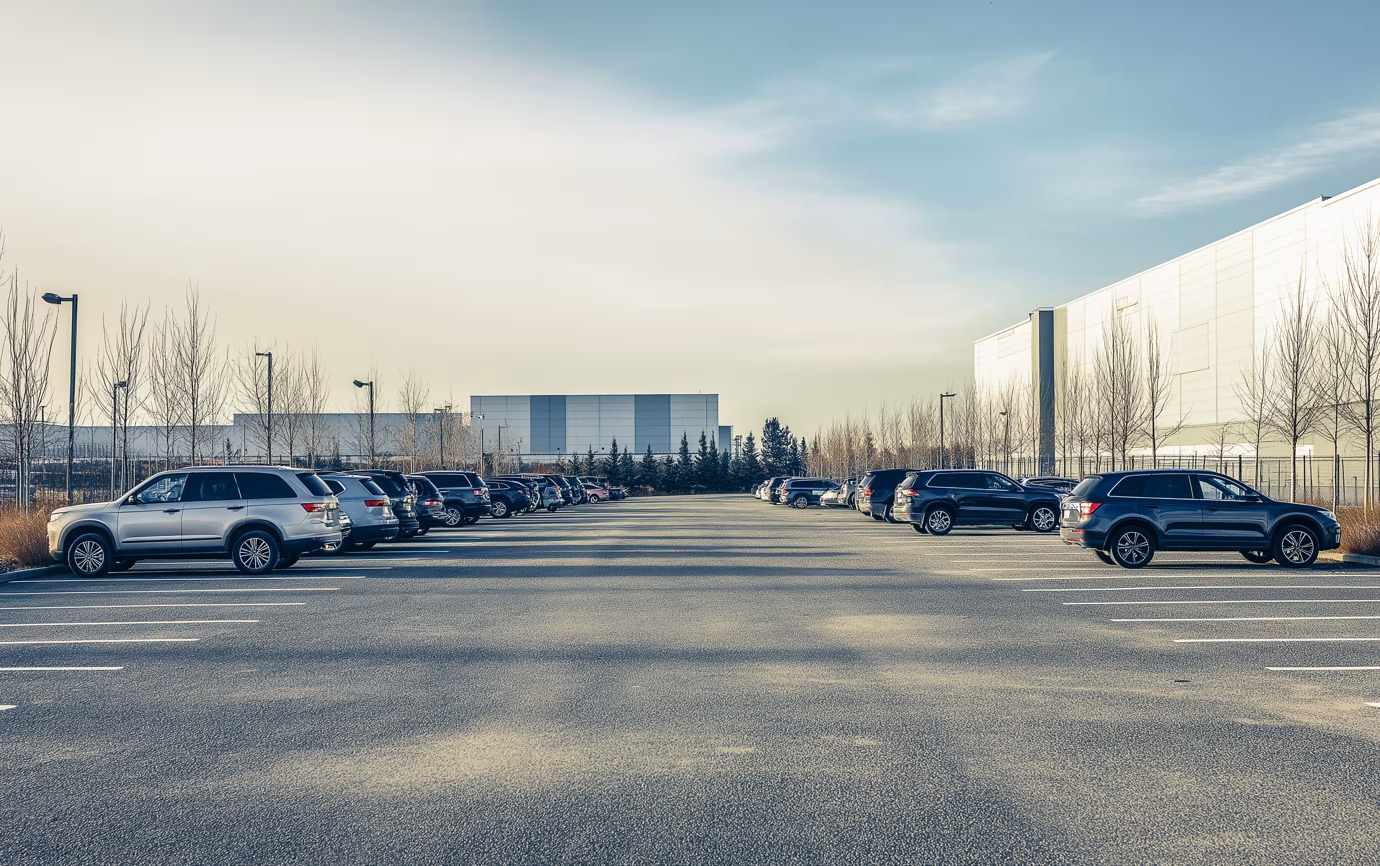 Airport parking background