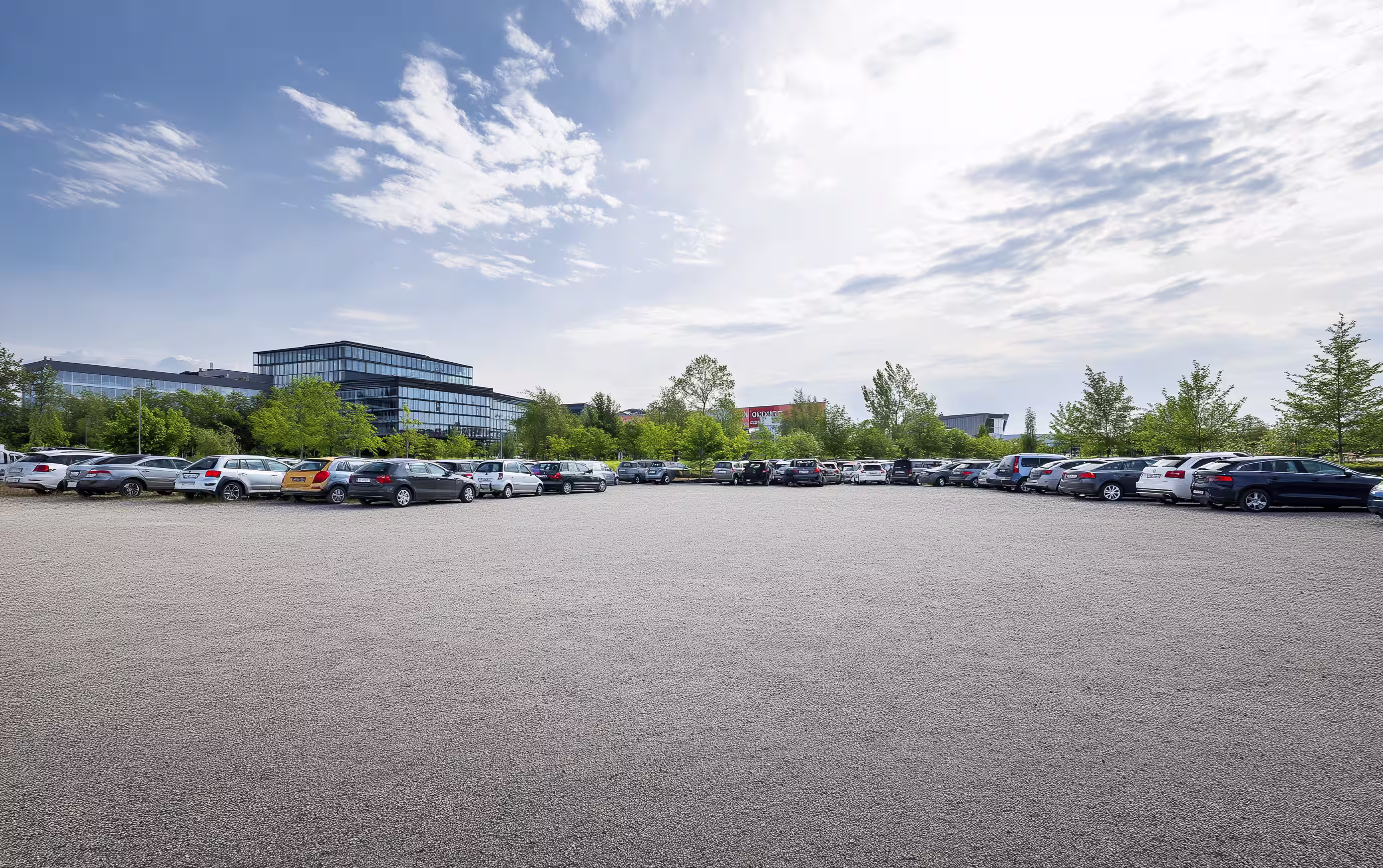 Airport parking background